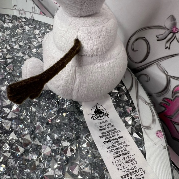 Disney Olaf frozen plush snowman ⛄️ stuffed animal plushie white shimmer cute - Picture 8 of 8